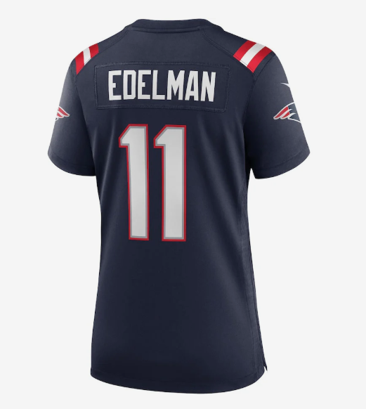NE.Patriots #11 Julian Edelman Navy Game Jersey Stitched American Football Jerseys