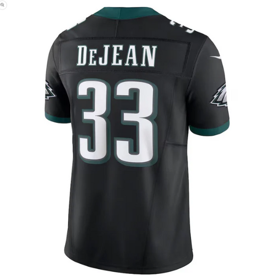 P.Eagles #33 Cooper DeJean Black Alternate Vapor F.U.S.E. Limited Stitched American Football Jerseys