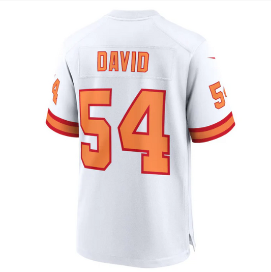 TB.Buccaneers #54 Lavonte David '76 White 50th Season Game American Football Jerseys